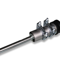 Tension shaft with bearing for simultaneous feeding